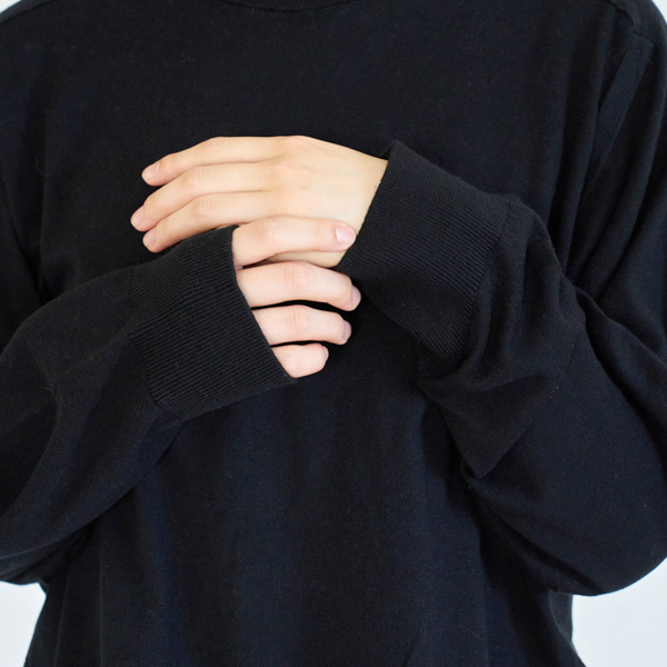ご家庭での手洗い洗濯が可能です(BLACK)
