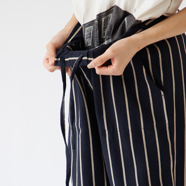 Butcher Stripeはウエストゴム仕様(Butcher Stripe)