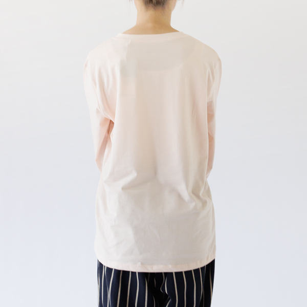 身長162cm オーガニックコットンカットソー レディース champagne