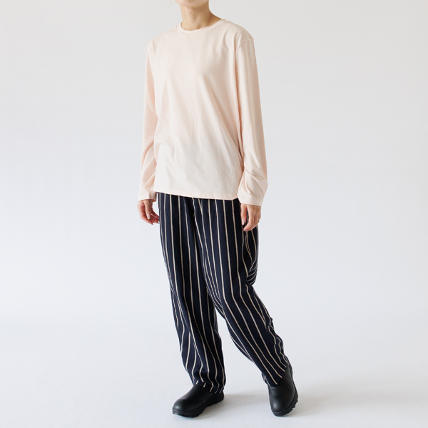 身長162cm オーガニックコットンカットソー レディース champagne