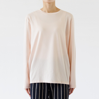 身長162cm オーガニックコットンカットソー レディース champagne