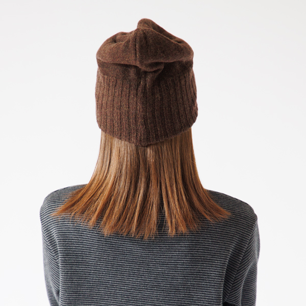 ニットキャップ ava（D.BROWN）
