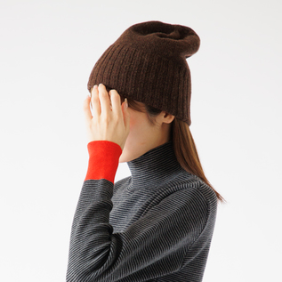 ニットキャップ ava(D.BROWN) ニットキャップ ava(D.BROWN)