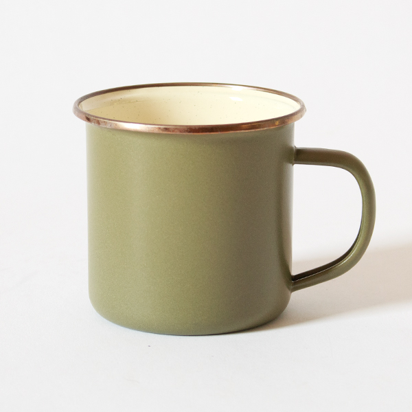 エナメル2-TONE マグカップ2個セット（OLIVE DRAB）