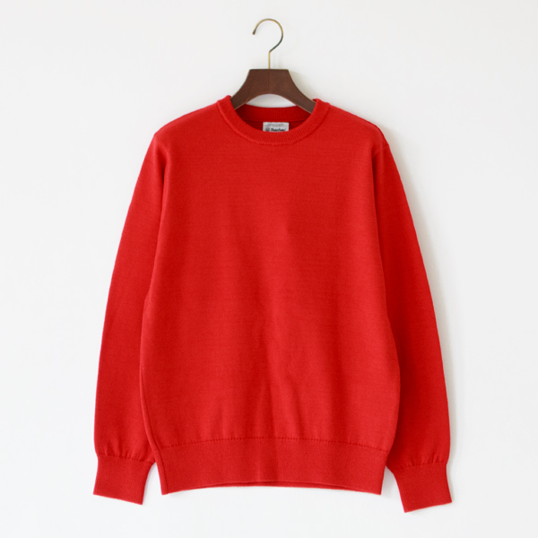 ウールコットンニット AMERICAN WOOL&COTTON KNIT P/O (RED)