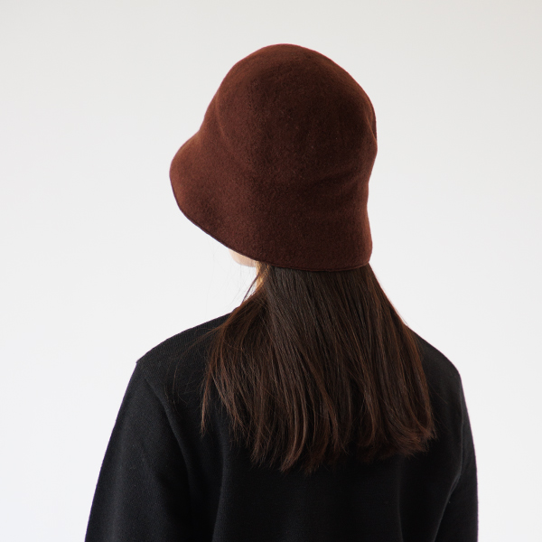 ウールハット bel（BROWN）