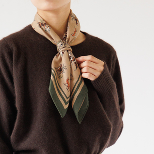 カシミヤシルクスカーフ／Vincenzo Miozza（ヴィンセンツォ