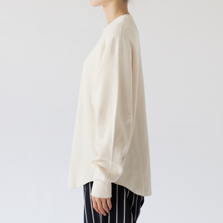 専用❤みかん♥暖か♥大人サイズ☆Wボア★ネックウォーマー⭐ワッフル…みるく♥ サーマルキングワッフルクルーネックL/S／Healthknit（ヘルスニット