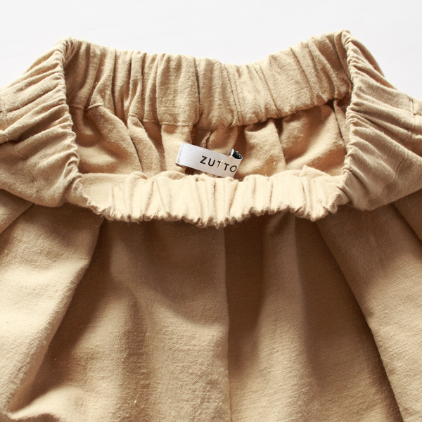 ウエストは総ゴム(BEIGE)