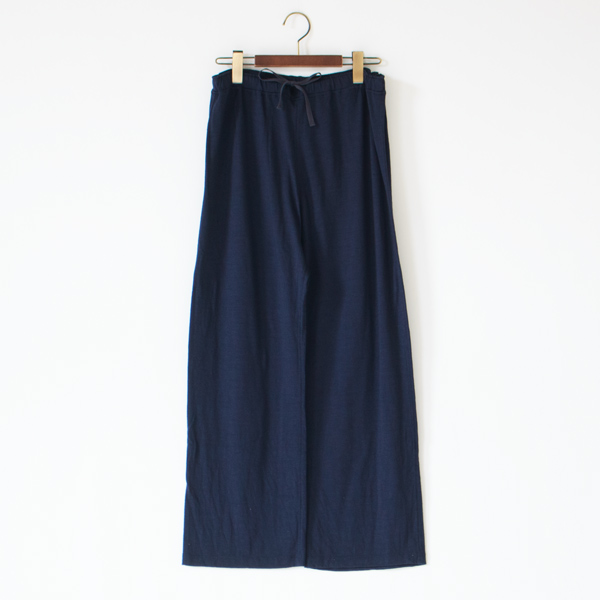 SUPER100Sウール天竺 ルームウェア(パンツ(NAVY))