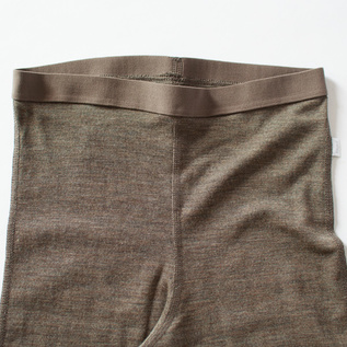 ウールシルク MELANGE レギンス(Mud brown) ウールシルク MELANGE レギンス(Mud brown)