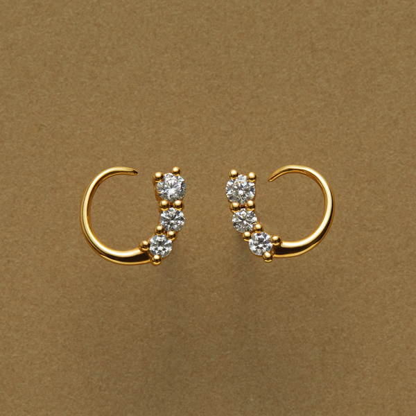キャッチレスピアス HONESTY TWIST(Gold)
