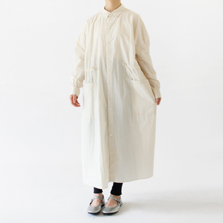 綿近江晒 ロングシャツワンピース／FACTORY（ファクトリー）｜愛着を