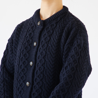 aran woollen mills アランウーレンミルズ ケーブルカーディガン メリノウール ケーブルカーディガン／aran woollen mills（アランウー