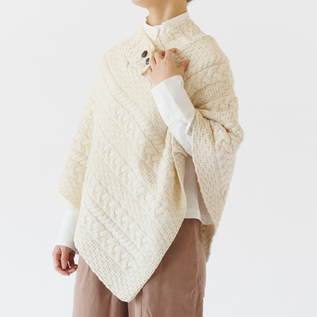 ニットポンチョ／aran woollen mills（アランウーレンミルズ）｜愛着を