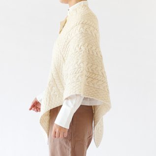ニットポンチョ／aran woollen mills（アランウーレンミルズ）｜愛着を