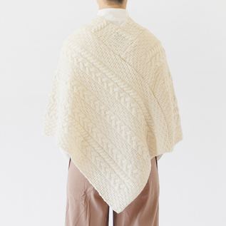 ニットポンチョ／aran woollen mills（アランウーレンミルズ）｜愛着を