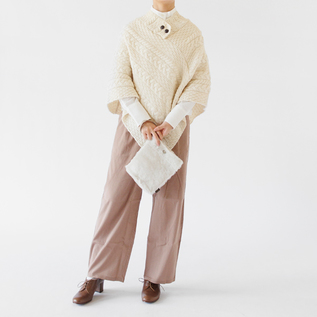 ニットポンチョ／aran woollen mills（アランウーレンミルズ）｜愛着を