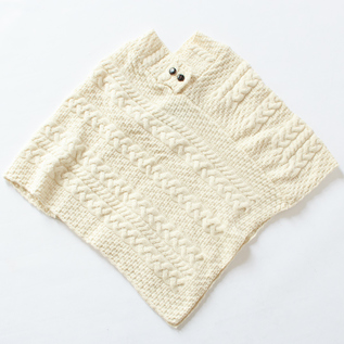 ニットポンチョ／aran woollen mills（アランウーレンミルズ）｜愛着を