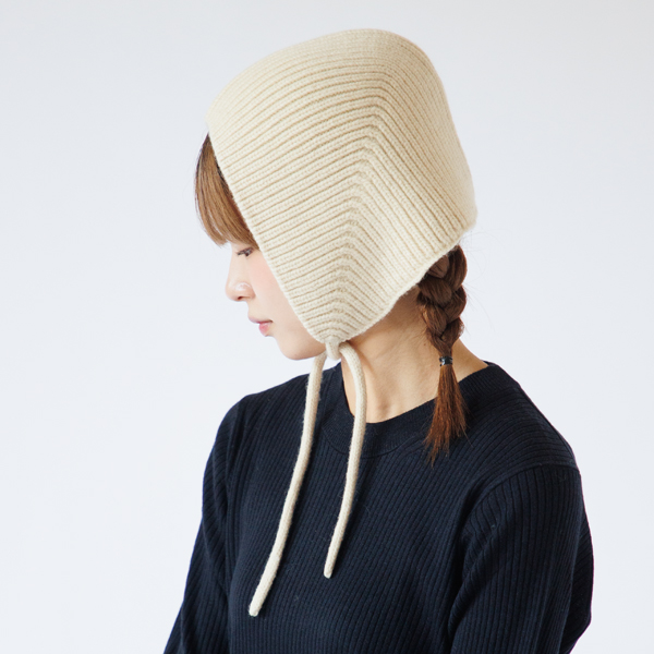 ニットスカーフ iris(IVORY)