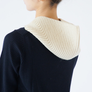 ニットスカーフ iris(IVORY)