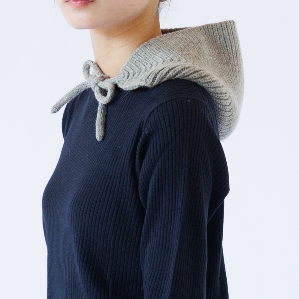 ニットスカーフ iris(Lt.GREY)