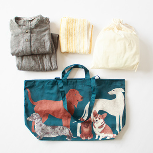 トートバッグ MAXI SHOPPING BAG／INOUI EDITIONS（イヌイ