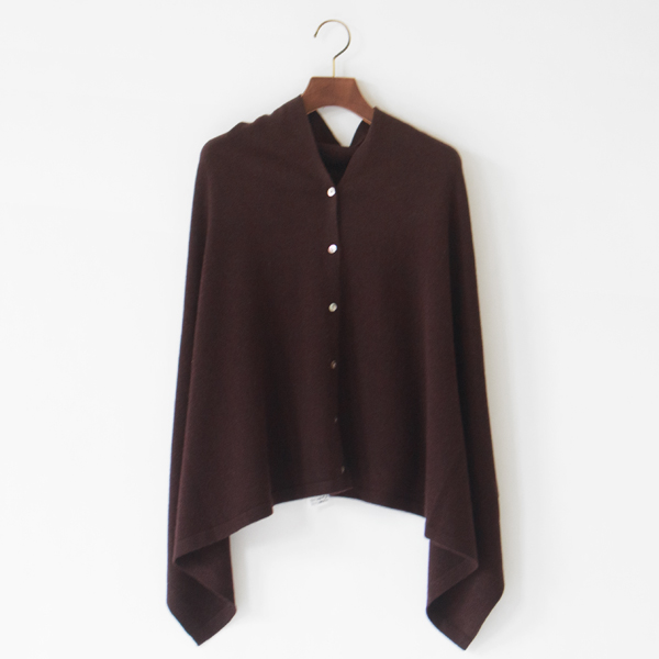 ウールカシミヤポンチョ　GUNACHE