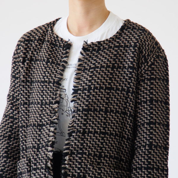 ボタンのないジャケット(TYRONE NERO MID BROWN) ボタンのないジャケット(TYRONE NERO MID BROWN)