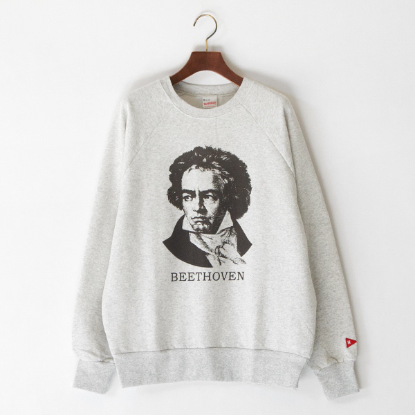 Three B’s スウェット（Beethoven ASH GRAY）