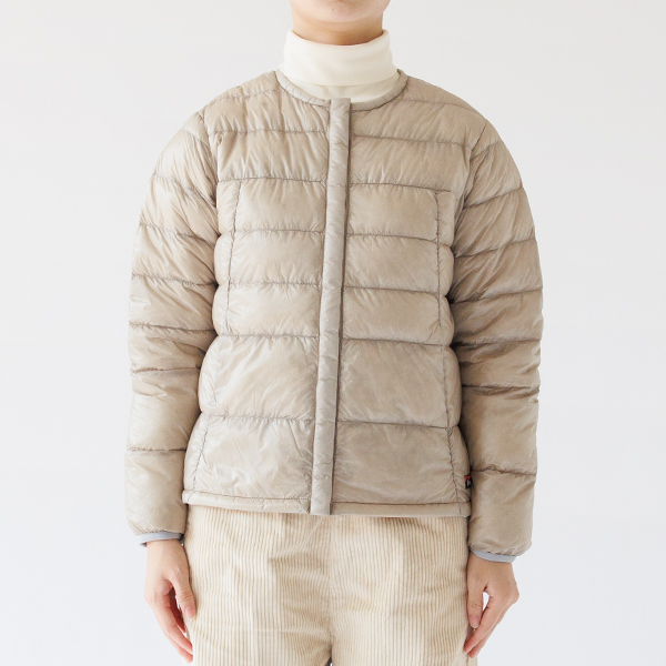 インナーダウンカーディガン BEG(身長162cm WM着用) インナーダウンカーディガン BEG(身長162cm WM着用)