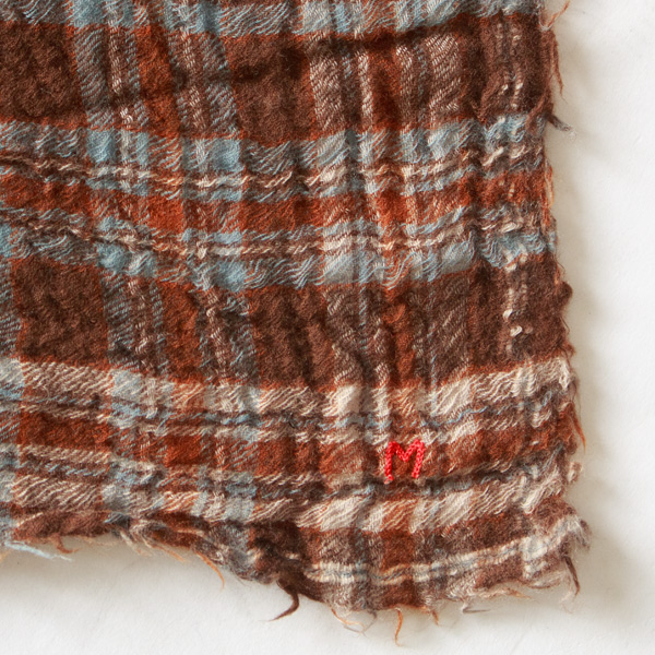 隅に小さくMの刺繍入り(COFFEE) 隅に小さくMの刺繍入り(COFFEE)