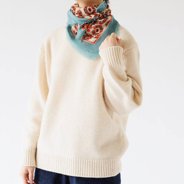 ウールスカーフ CROYDON No.794(LONDON BLUE) ウールスカーフ CROYDON No.794(LONDON BLUE)