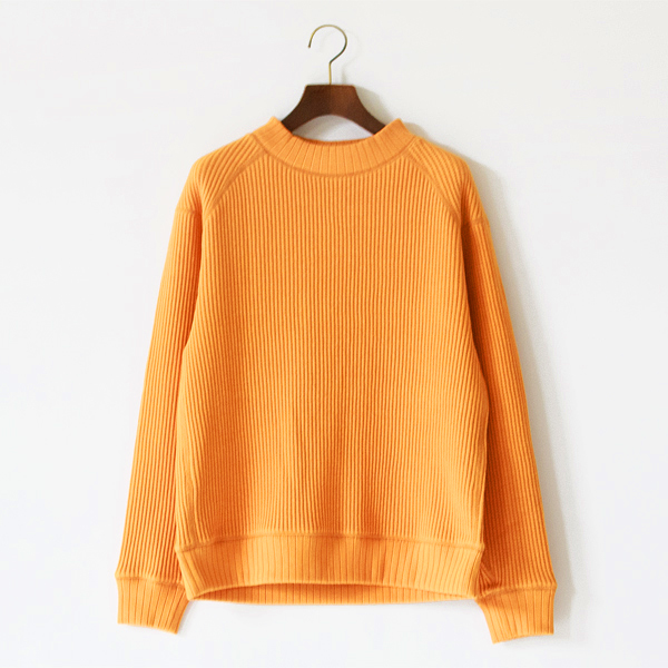ユニセックス WAFFLE MIDNECK(Butter Scotch) ユニセックス WAFFLE MIDNECK(Butter Scotch)