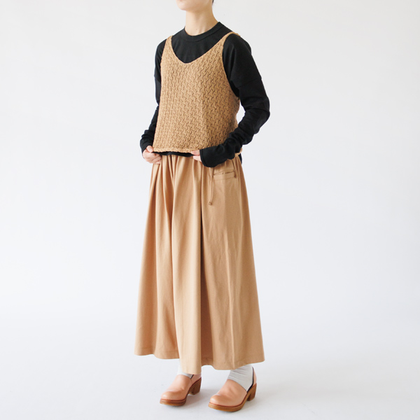 フレンドリーワイドパンツ(Mocha) 身長160cm フレンドリーワイドパンツ(Mocha) 身長160cm