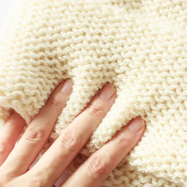 ふかふかもちもちのニット帽(Natural) ふかふかもちもちのニット帽(Natural)