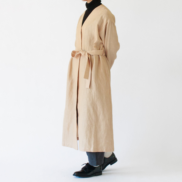 ベルトを巻いたスタイル(身長163cm・BEIGE) ベルトを巻いたスタイル(身長163cm・BEIGE)