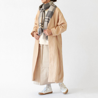 ベルトを外したスタイル(身長163cm・BEIGE) ベルトを外したスタイル(身長163cm・BEIGE)