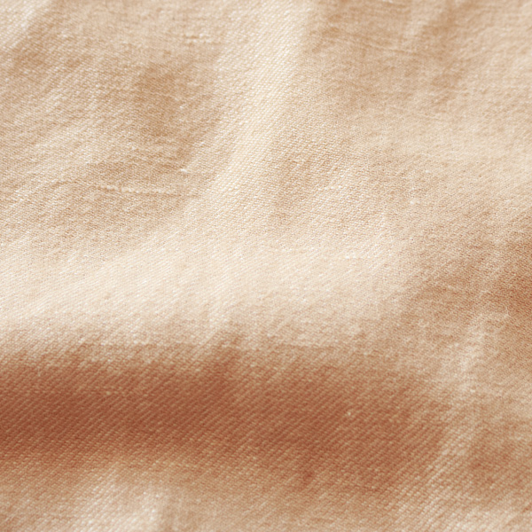 ウール58%リネン42%のバランスで織り上げたツイル素材(BEIGE) ウール58%リネン42%のバランスで織り上げたツイル素材(BEIGE)