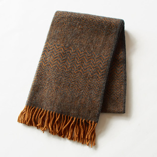 WOOL STOLE ZIGZAG