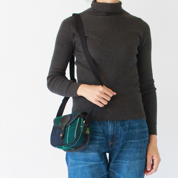 ショルダーバッグ COLNE MINI GREEN TARTAN ショルダーバッグ COLNE MINI GREEN TARTAN