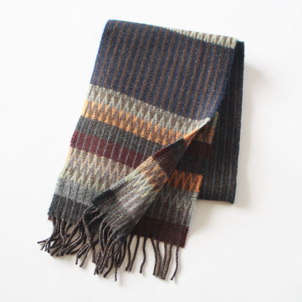 メリノラムズウールマフラー EDERA(SMOKE)