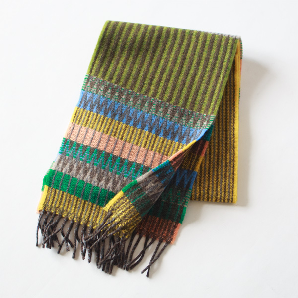 メリノラムズウールマフラー EDERA(CAPER)