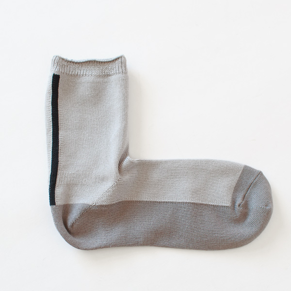 バックライン・ミドルクルー レディースソックス(L.グレー) バックライン・ミドルクルー レディースソックス(L.グレー)