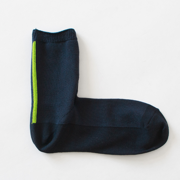 バックライン・ミドルクルー メンズソックス(D.ネイビー) バックライン・ミドルクルー メンズソックス(D.ネイビー)