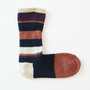 Women Multi-border Wool Crew socks