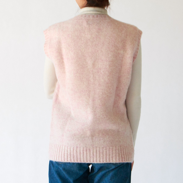 シャギーベスト Strawberry Sherbet（身長163cm）