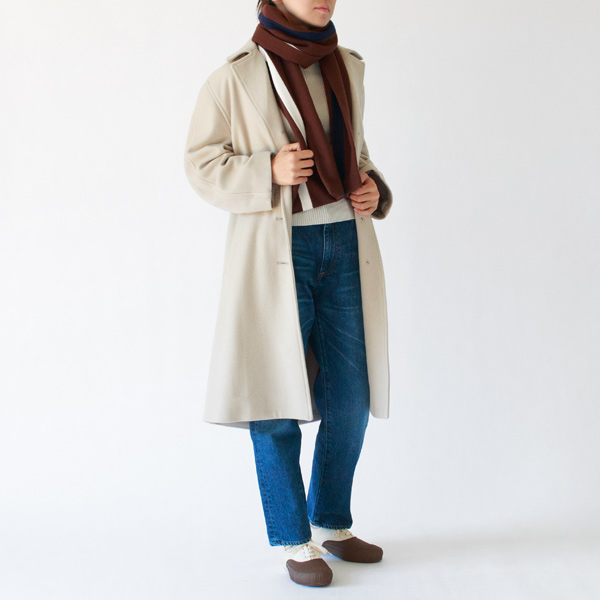 スクール風マフラー(BROWN) スクール風マフラー(BROWN)