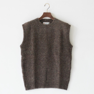 シャギーベスト