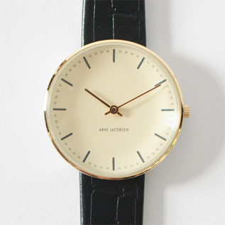 限定生産】ARNE JACOBSEN × HAyU 腕時計 City Hall／ROSENDAHL